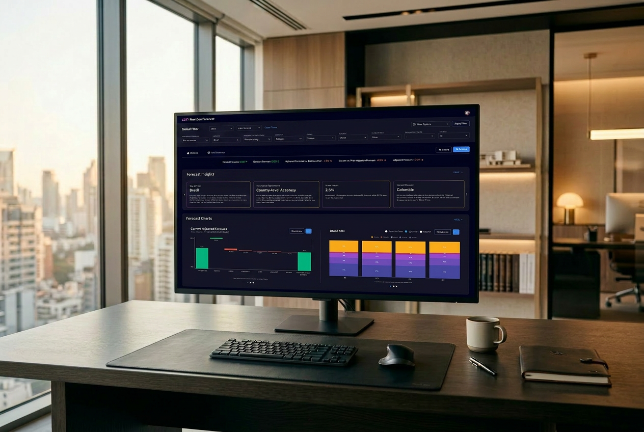 Topline Forecasting System dashboard
